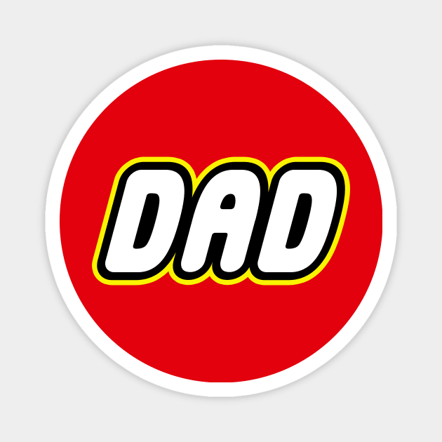 Dad Lego Magnet by Acid_rain